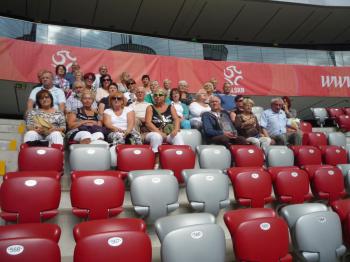 Odwiedziliśmy również Stadion Narodowy (ale frajda)